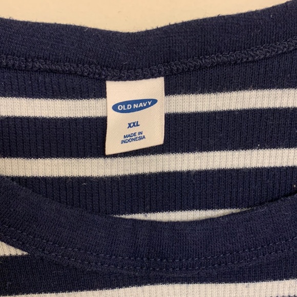 Old Navy Blue and white shirt - Picture 2 of 8